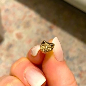 Gold Cat Studs